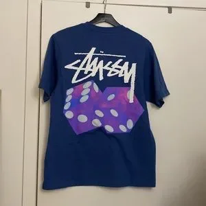 【Stussy】◆Stussy Diced Out T-Shirt Midnight◆人気 関税込◆ STÜSSY GLOBAL// * Stussy Diced Out Tee Midnight Blue